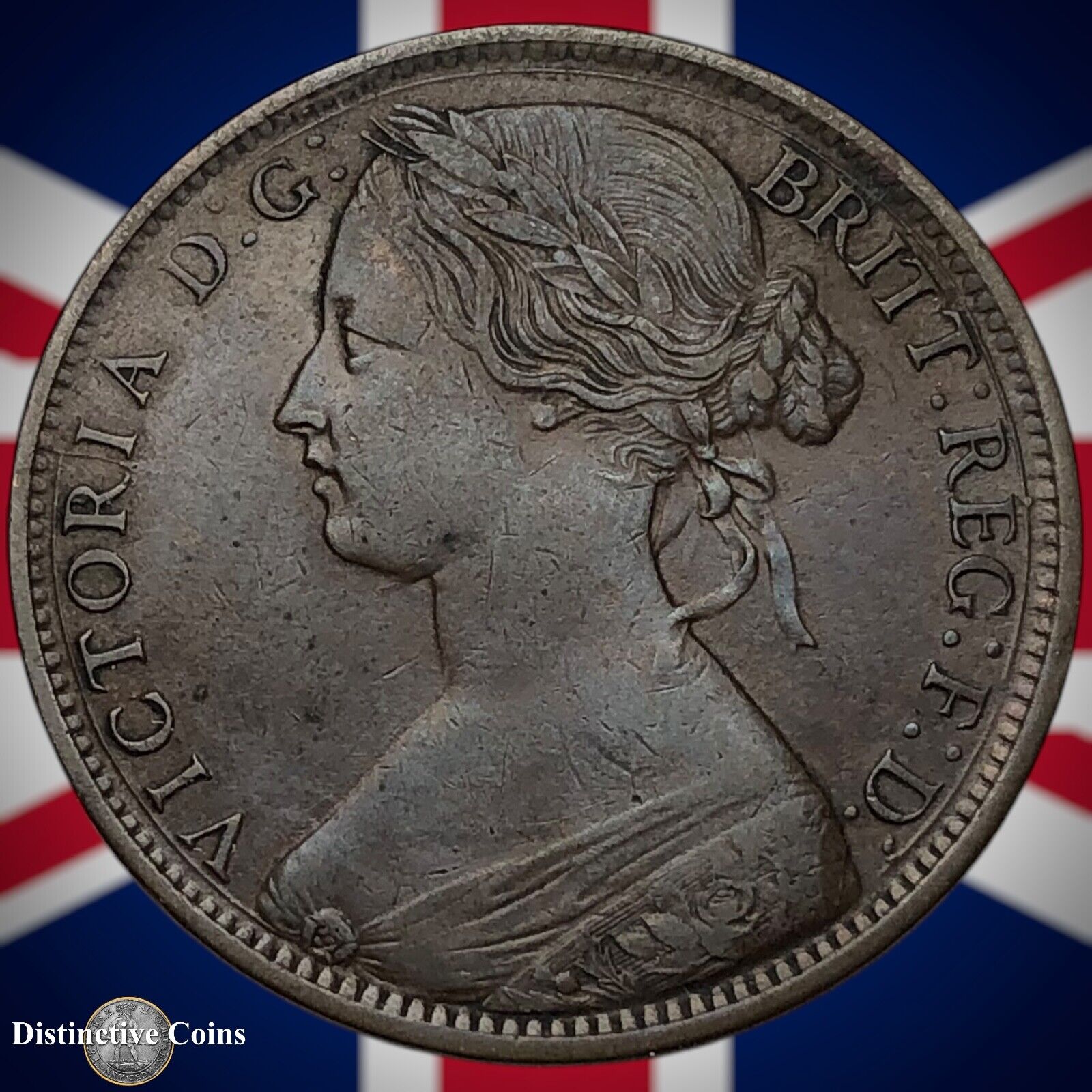 Great Britain 1861 Penny 1d GB6186
