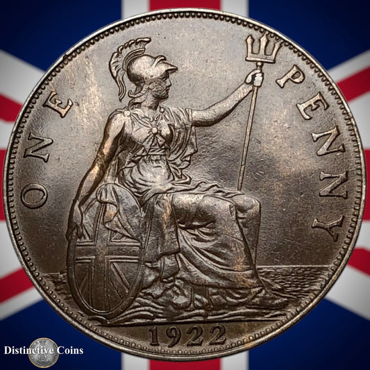 Great Britain 1922 Penny 1d GB7008