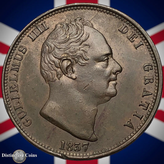 Great Britain 1837 Half Penny 1/2d GB5230