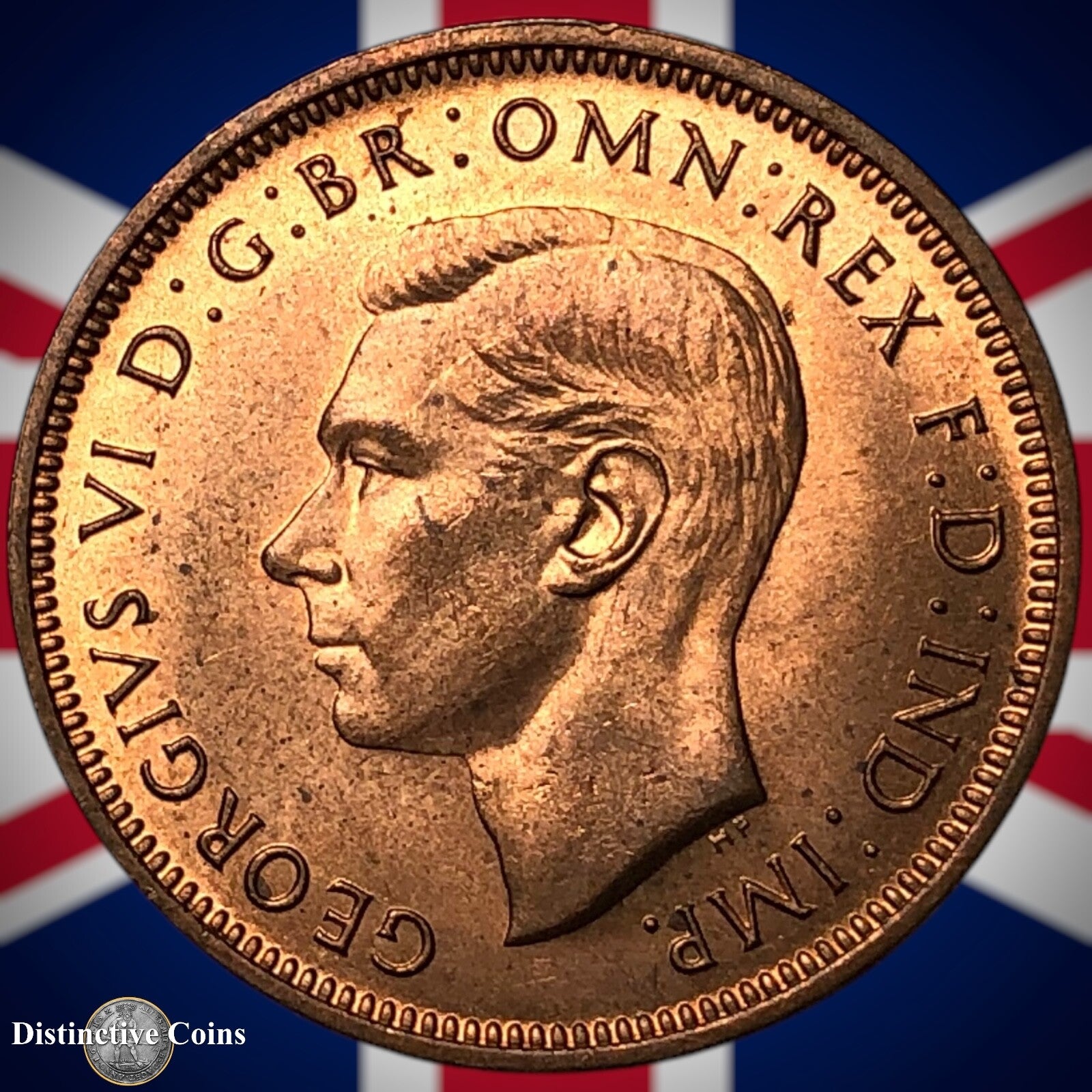 Great Britain 1942 Half Penny 1/2d GB6031