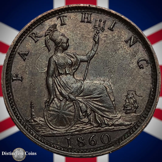 Great Britain 1860 Farthing 1/4d GB3482
