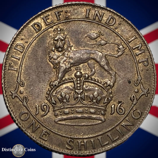 Great Britain 1916 One Shilling GB0973