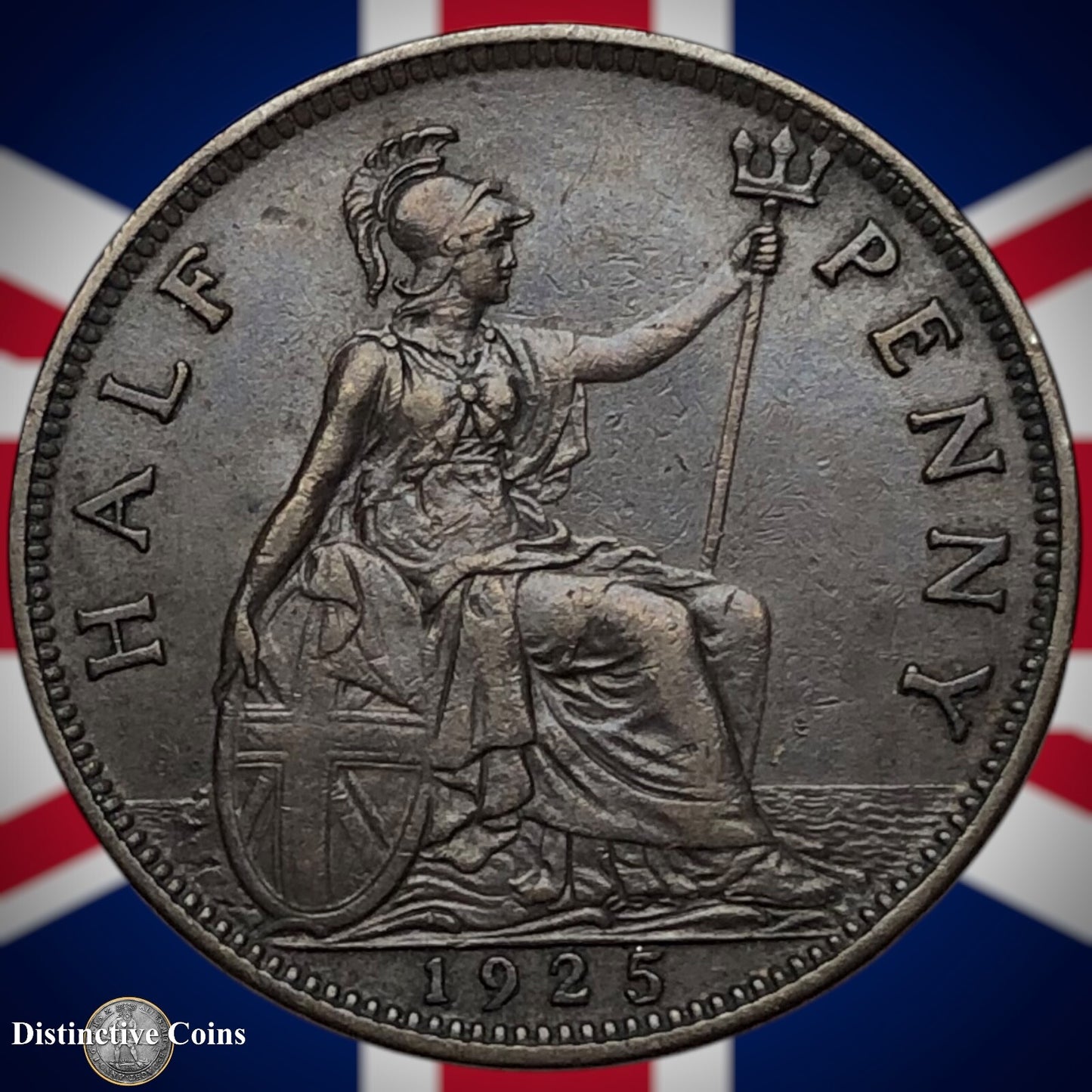 Great Britain 1925 Half Penny 1/2d GB5919