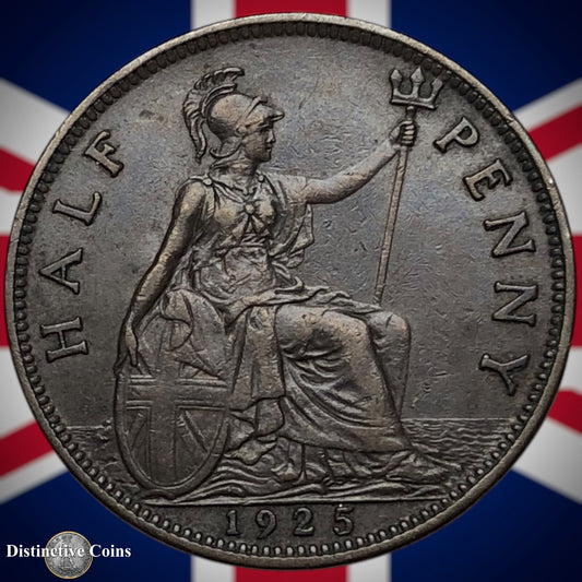 Great Britain 1925 Half Penny 1/2d GB5919