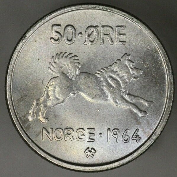 Norway 1964 8 Piece Coin Set  B266