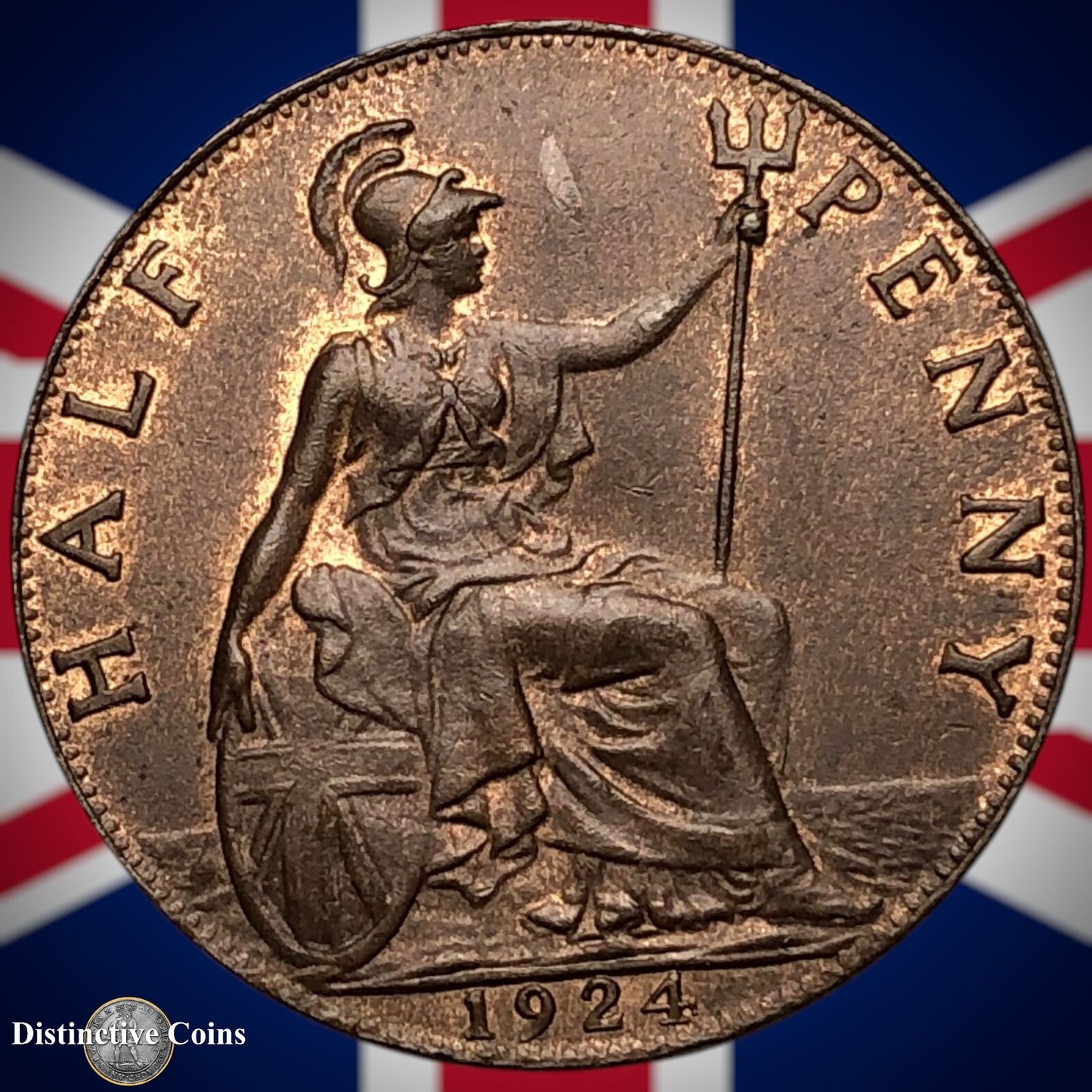 Great Britain 1924 Half Penny 1/2d GB5912