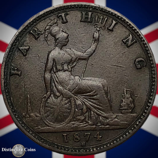 Great Britain 1874 Farthing 1/4d GB3714