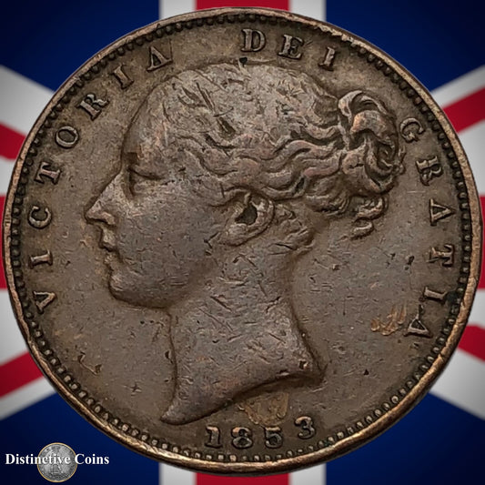Great Britain 1853 Farthing 1/4d GB3447