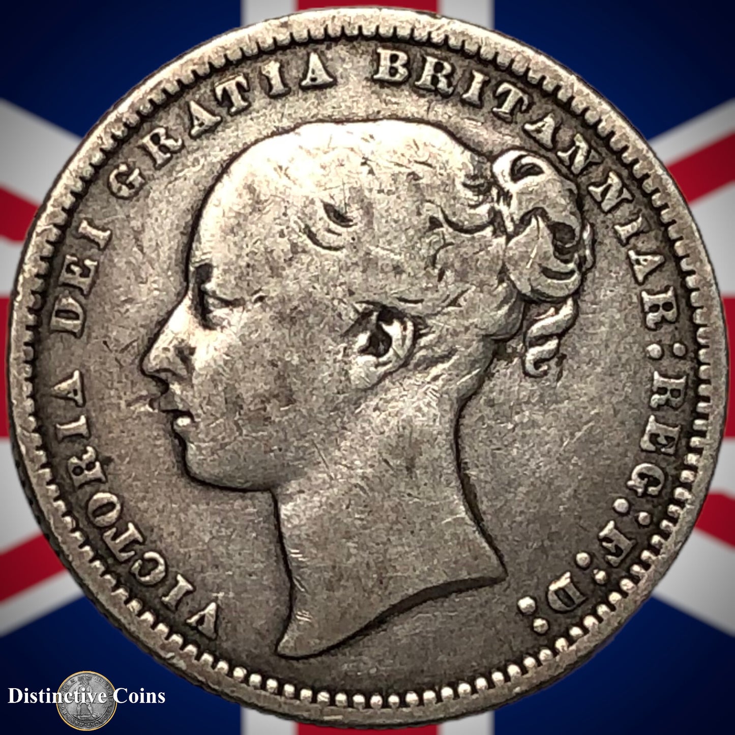 Great Britain 1871 British One Shilling GB0314