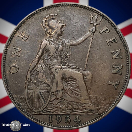Great Britain 1934 Penny 1d GB7154
