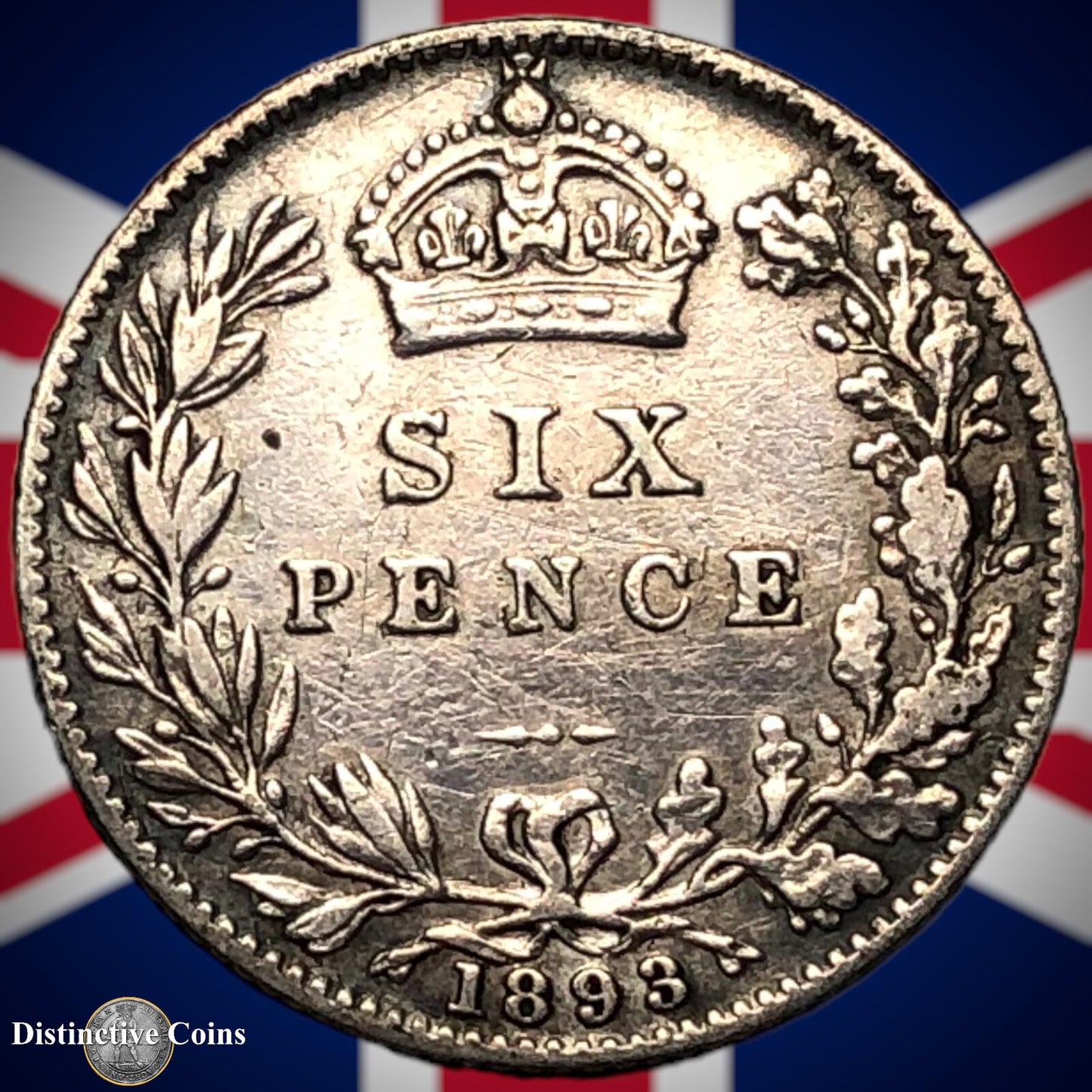 Great Britain 1893 Six Pence GB2773