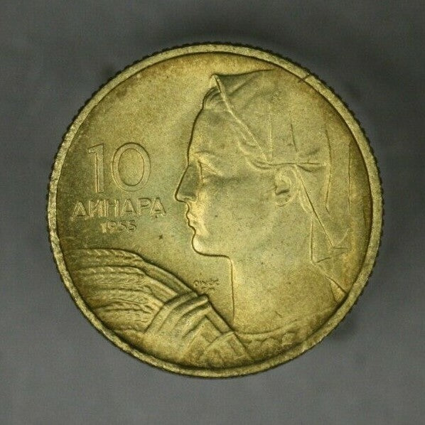 Yugoslavia 1953-55 6 Coin Set K 29 35 BU   B191