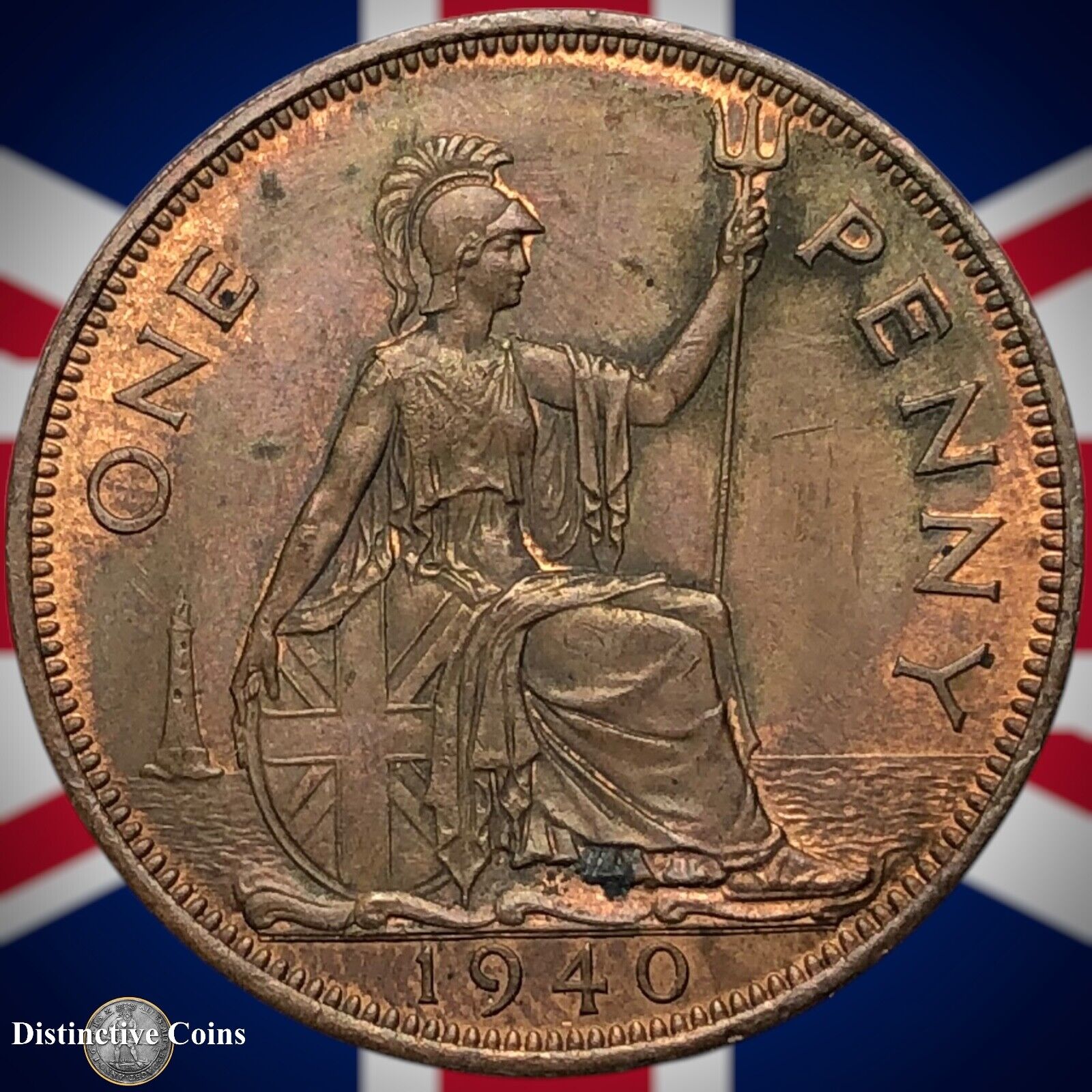 Great Britain 1940 Penny 1d GB7256