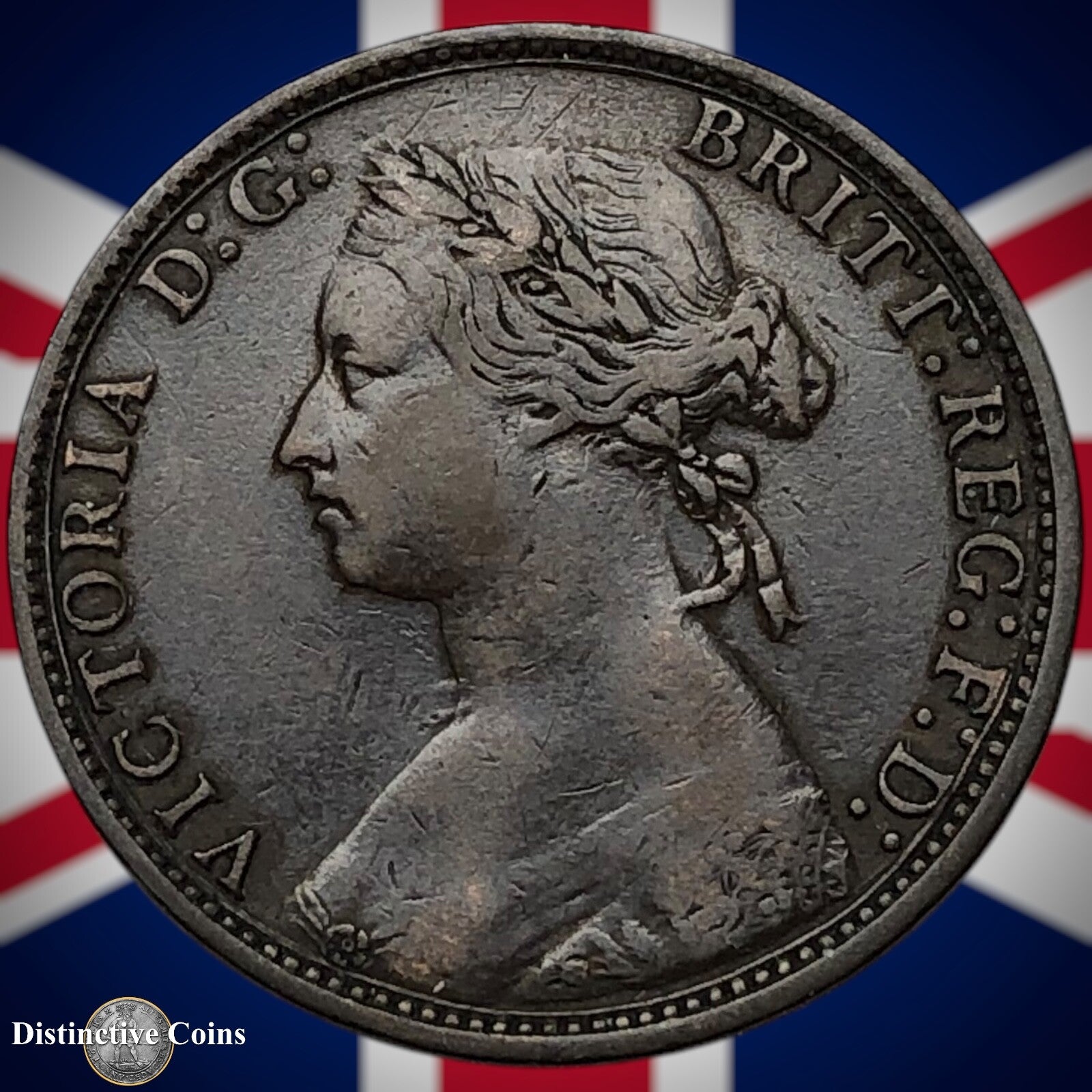 Great Britain 1877 Half Penny 1/2d GB5535