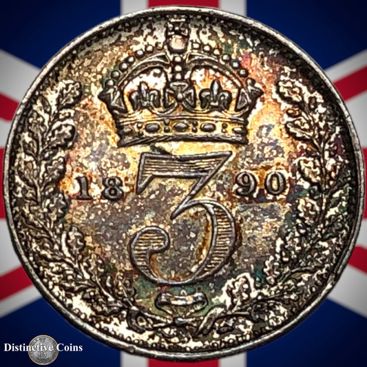 Great Britain 1890 Three Pence GB1987