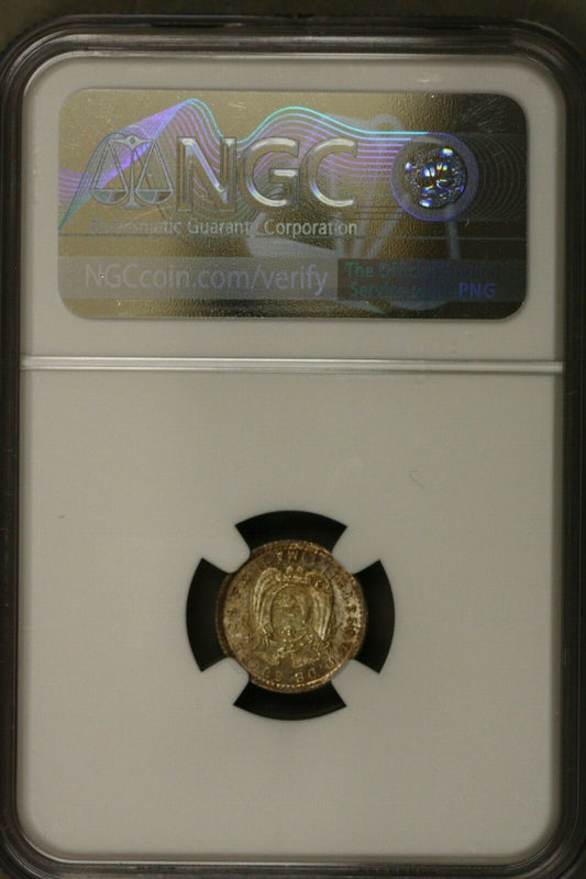 Ecuador Silver 1/2 Decimo 1912-FG Lima Mint  NGC MS66+  Pop 1/1 S103