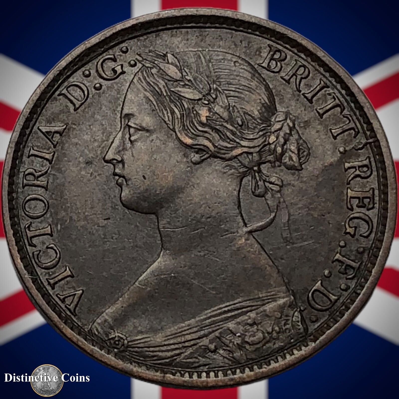 Great Britain 1866 Farthing 1/4d GB3564