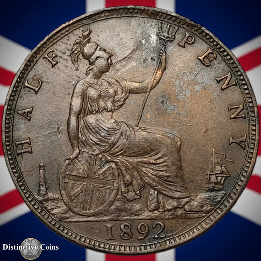 Great Britain 1892 Half Penny 1/2d GB5702