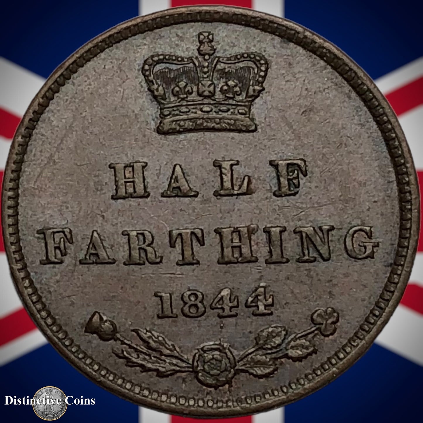 Great Britain 1844 Half Farthing 1/2 Penny GB3109