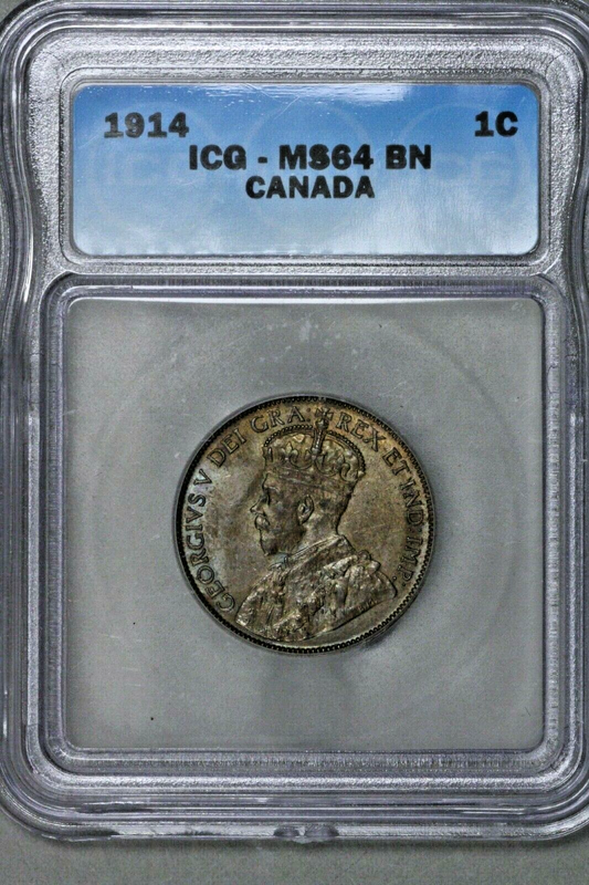Canada 1917 1 Cent ICG MS 64 BN   S381