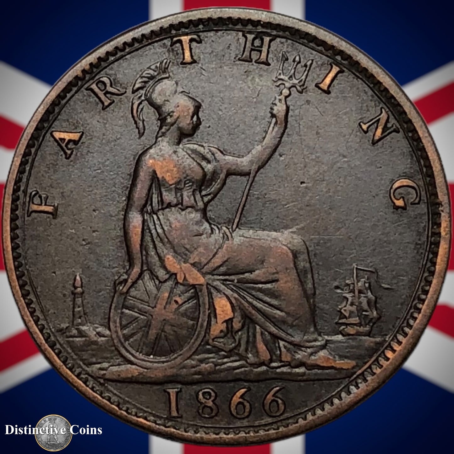 Great Britain 1866 Farthing 1/4d GB3564