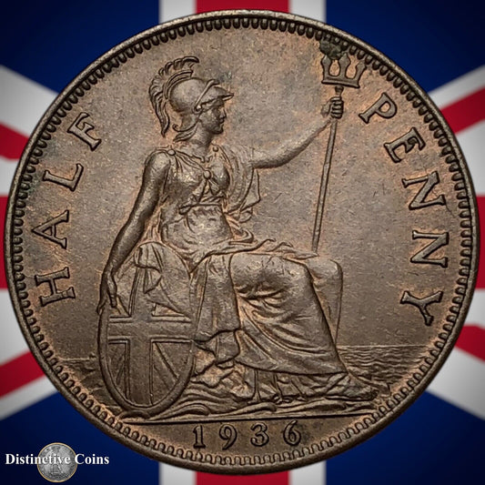 Great Britain 1936 Half Penny 1/2d GB5989