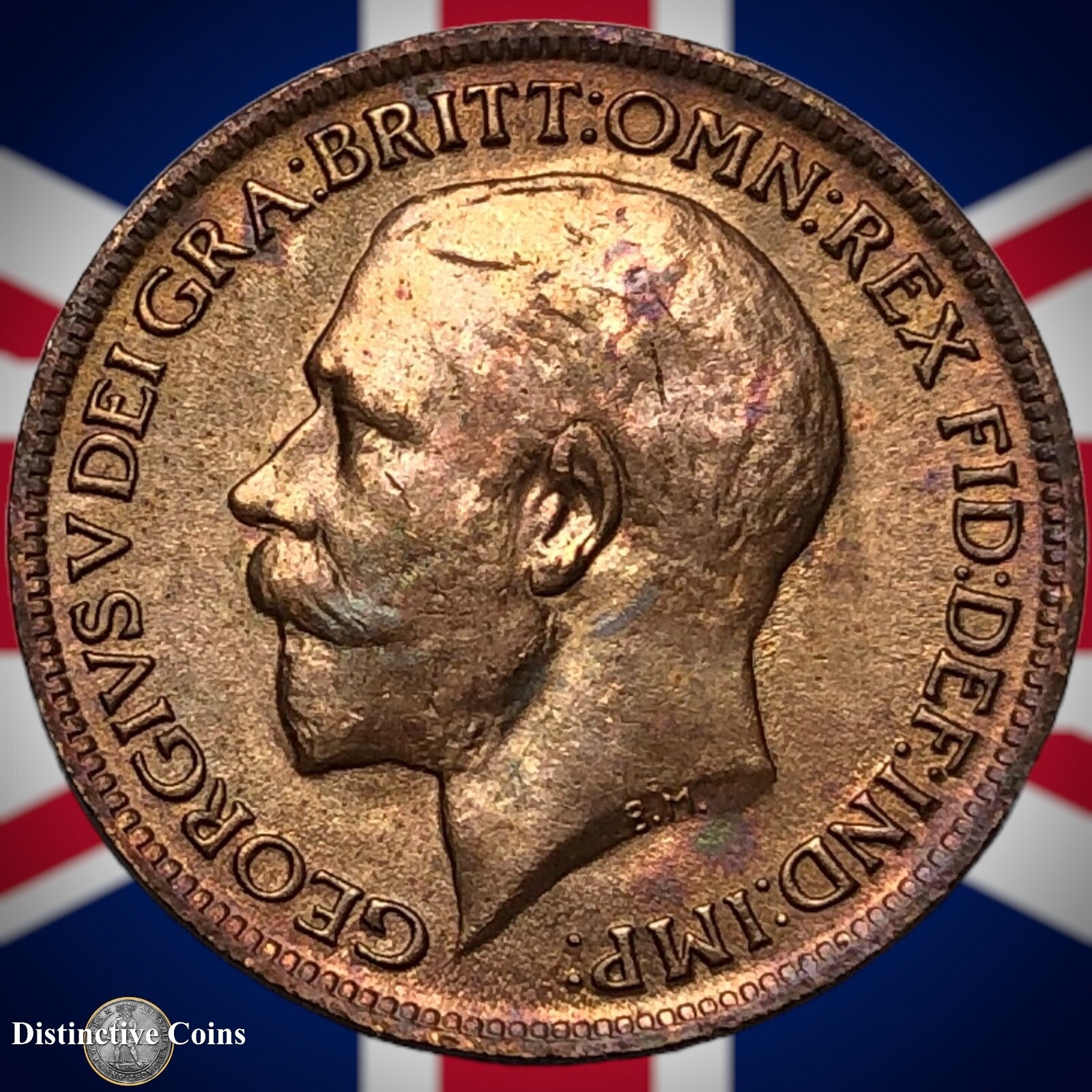 Great Britain 1919 Farthing 1/4d GB4737