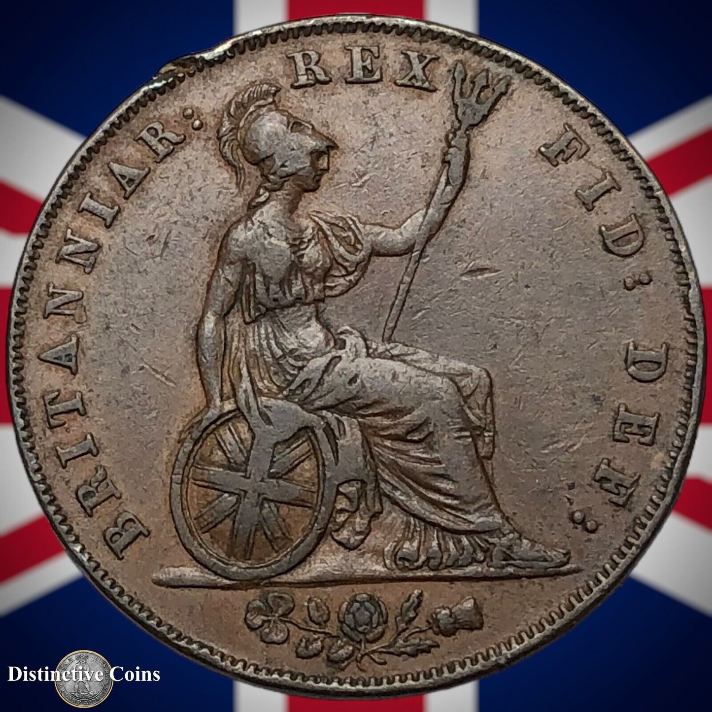 Great Britain 1826 Half Penny 1/2d GB5200