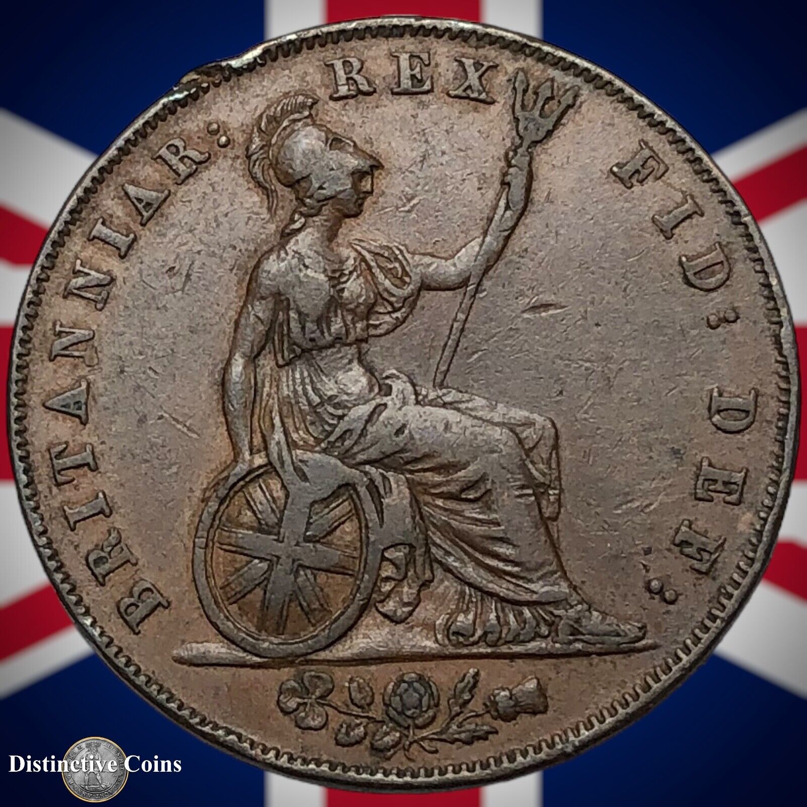 Great Britain 1826 Half Penny 1/2d GB5200
