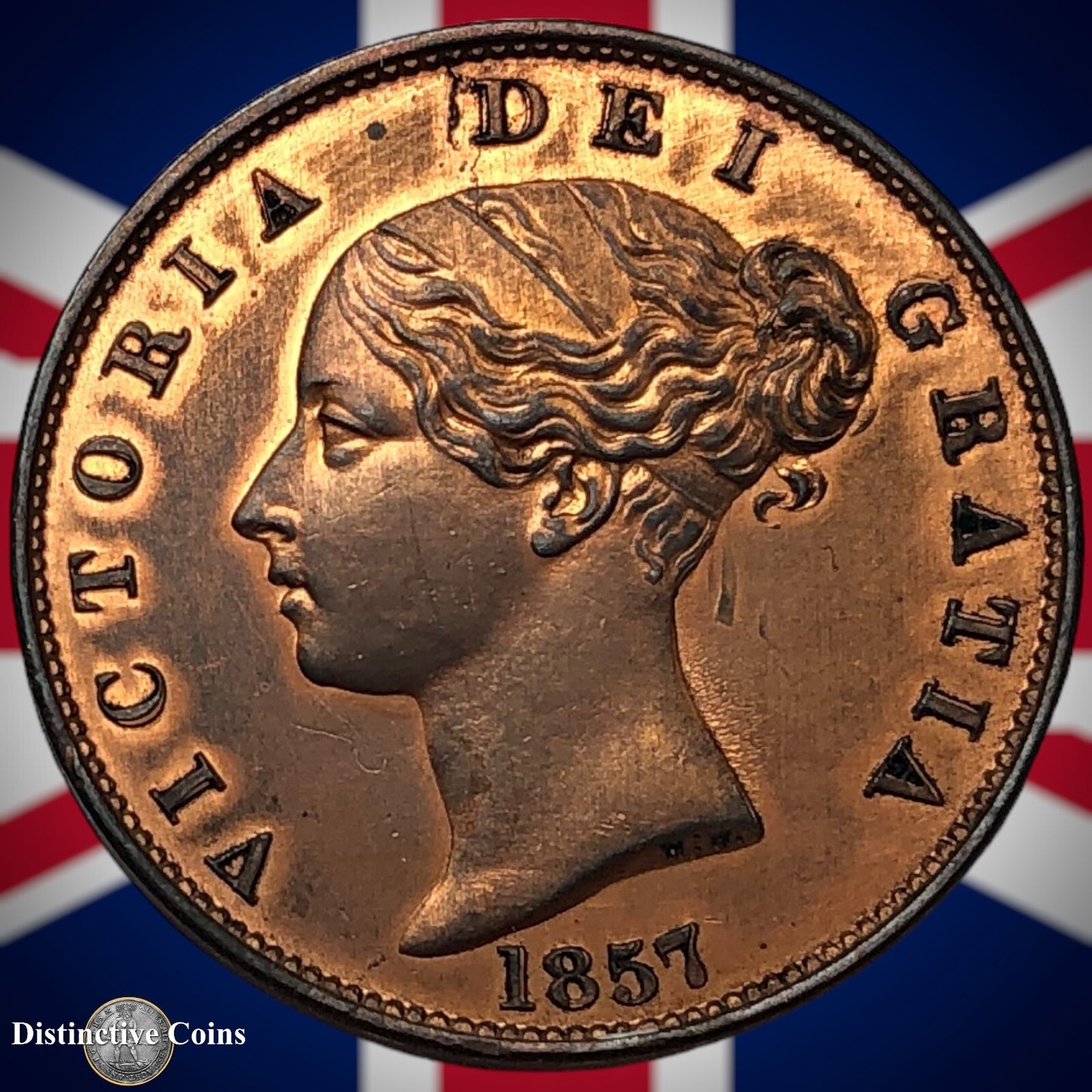 Great Britain 1857 Half Penny 1/2d GB5327