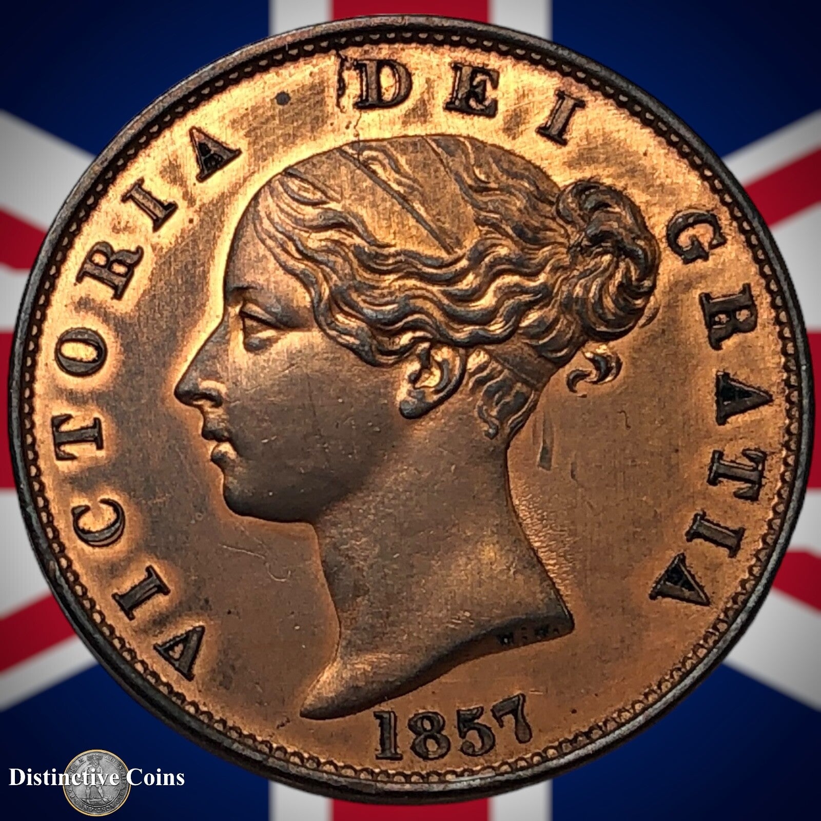 Great Britain 1857 Half Penny 1/2d GB5327