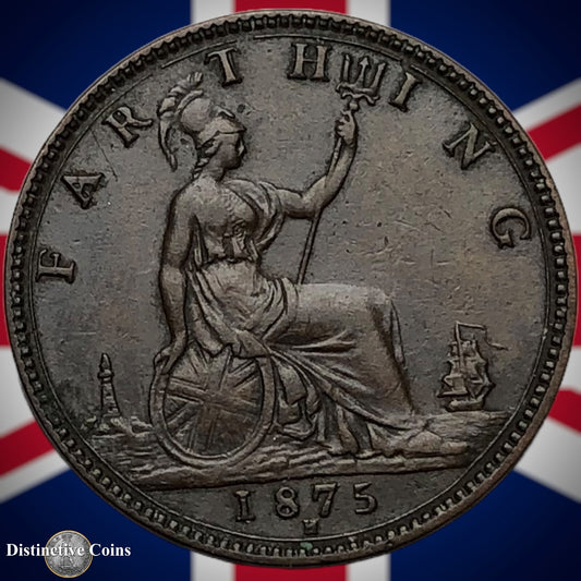 Great Britain 1875 H Farthing 1/4d GB3760