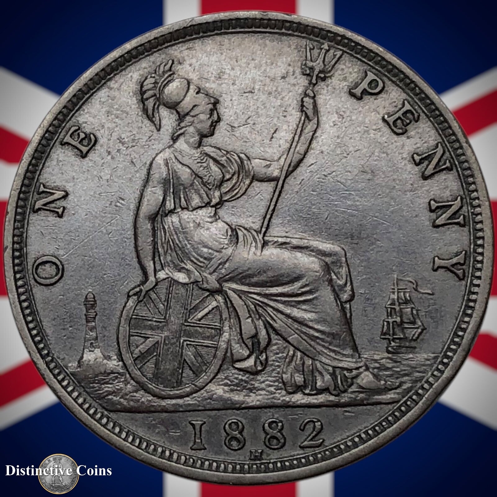 Great Britain 1882 H Penny 1d GB6437