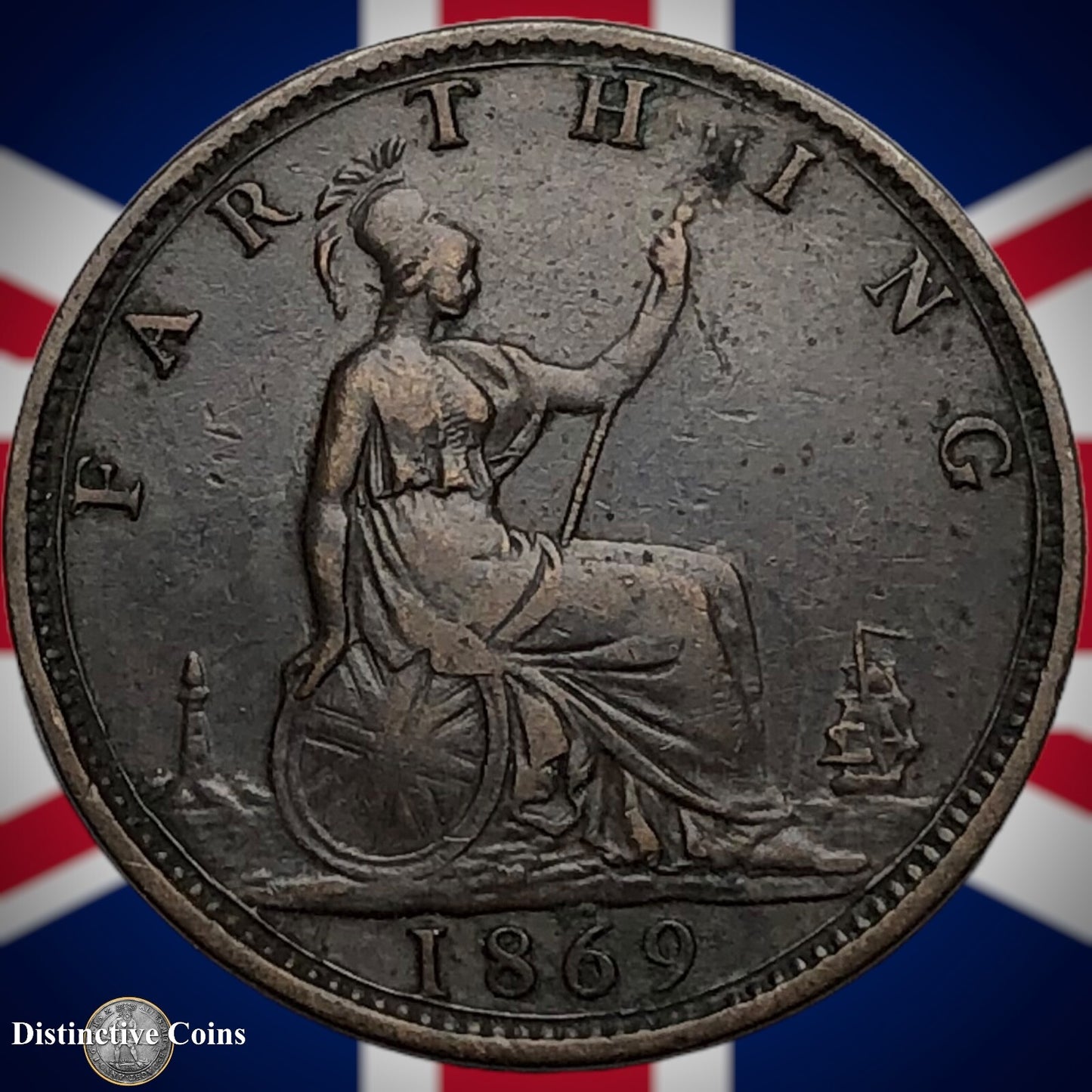 Great Britain 1869 Farthing 1/4d GB3640