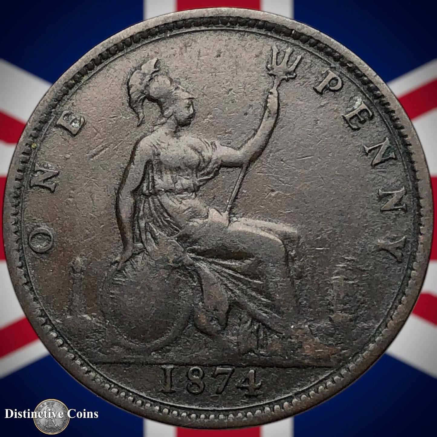 Great Britain 1874 Penny 1d GB6341