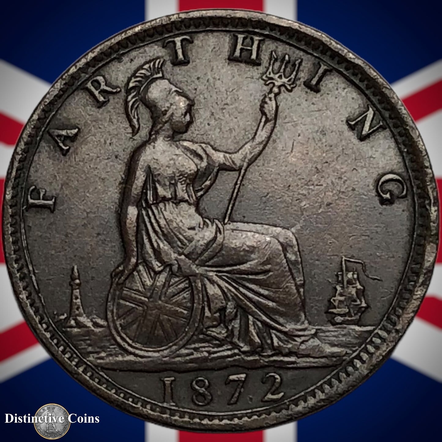 Great Britain 1872 Farthing 1/4d GB3660