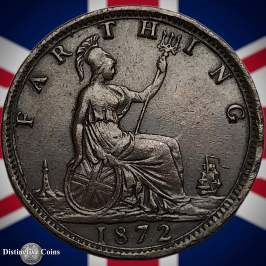 Great Britain 1872 Farthing 1/4d GB3660