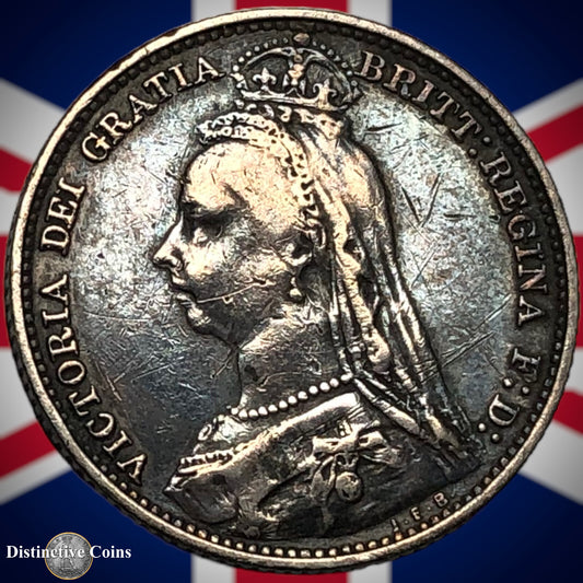 Great Britain 1890 Six Pence GB2738