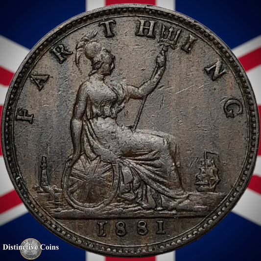 Great Britain 1881 Farthing 1/4d GB3859