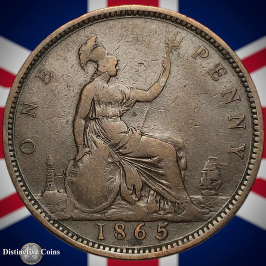 Great Britain 1865 Penny 1d GB6271