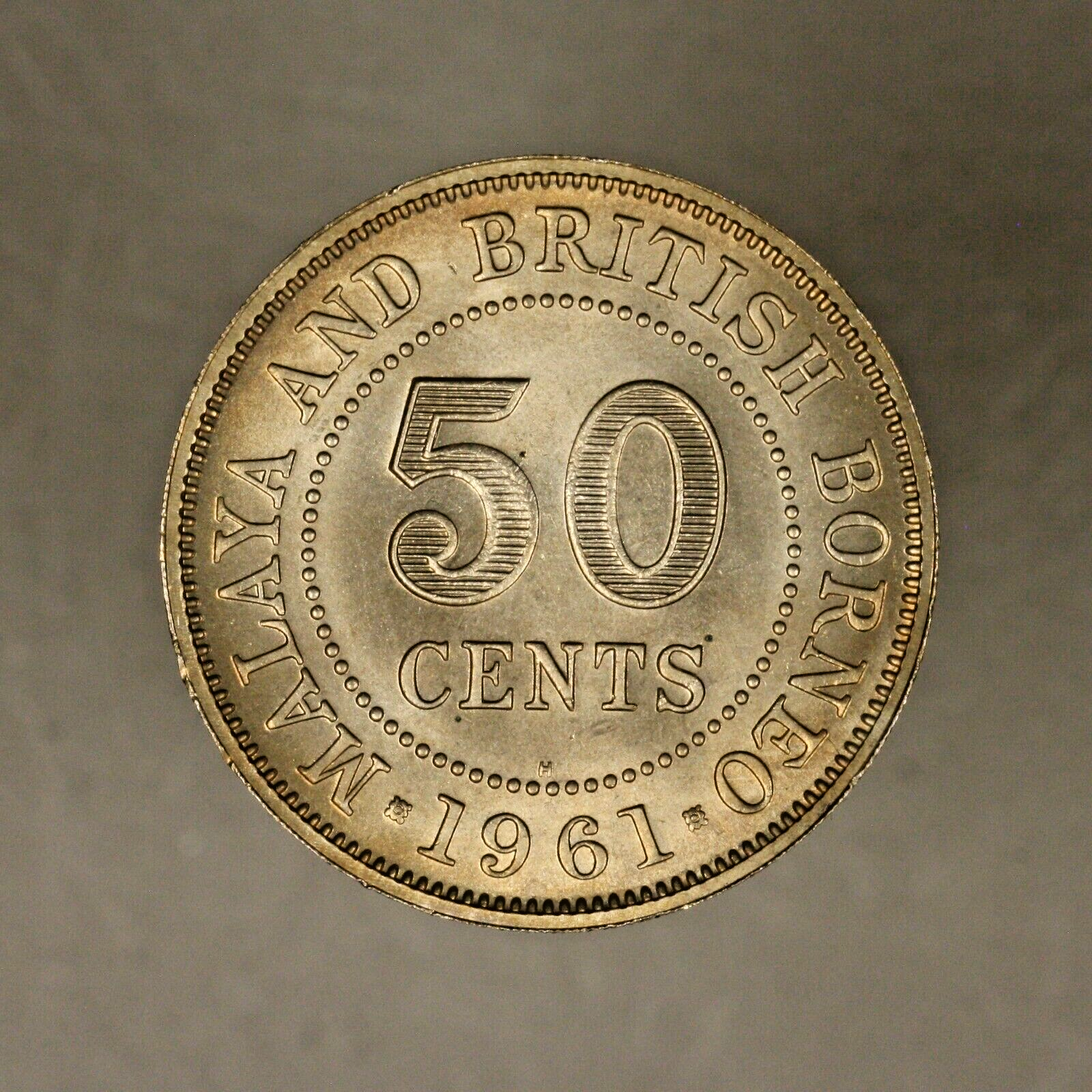 Malaya And British Borneo 1961 H 50 Cents