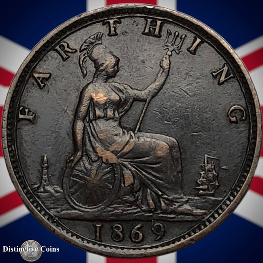 Great Britain 1869 Farthing 1/4d GB3649