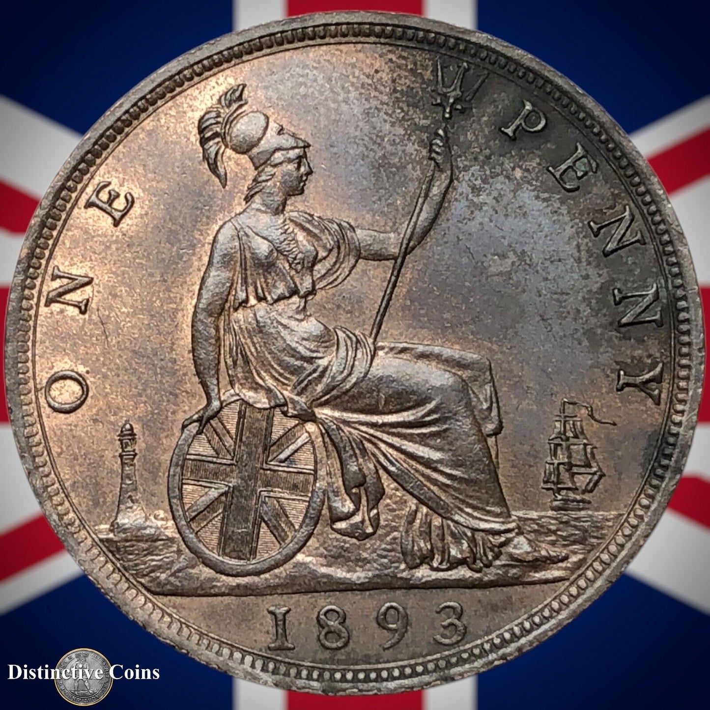 Great Britain 1893 Penny 1d GB6574