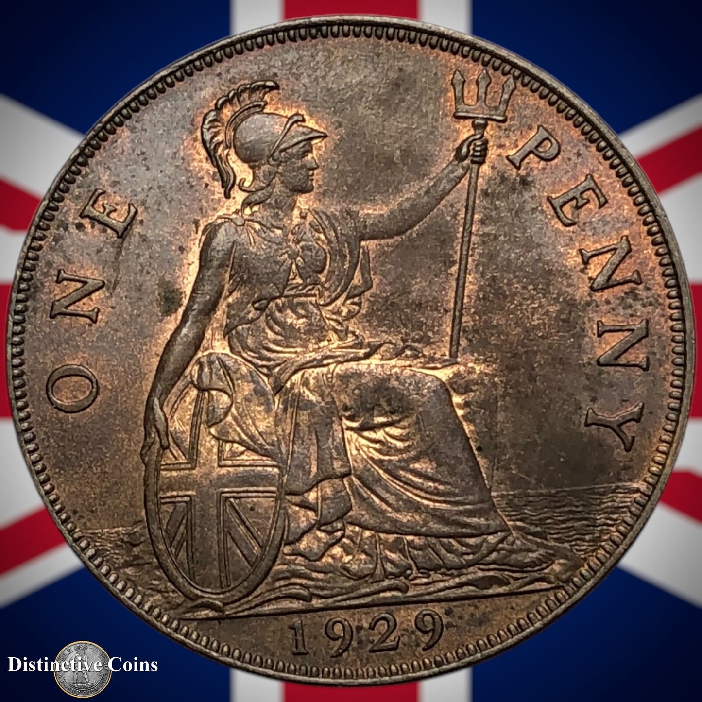 Great Britain 1929 Penny 1d GB7100