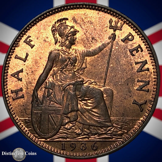 Great Britain 1936 Half Penny 1/2d GB5994
