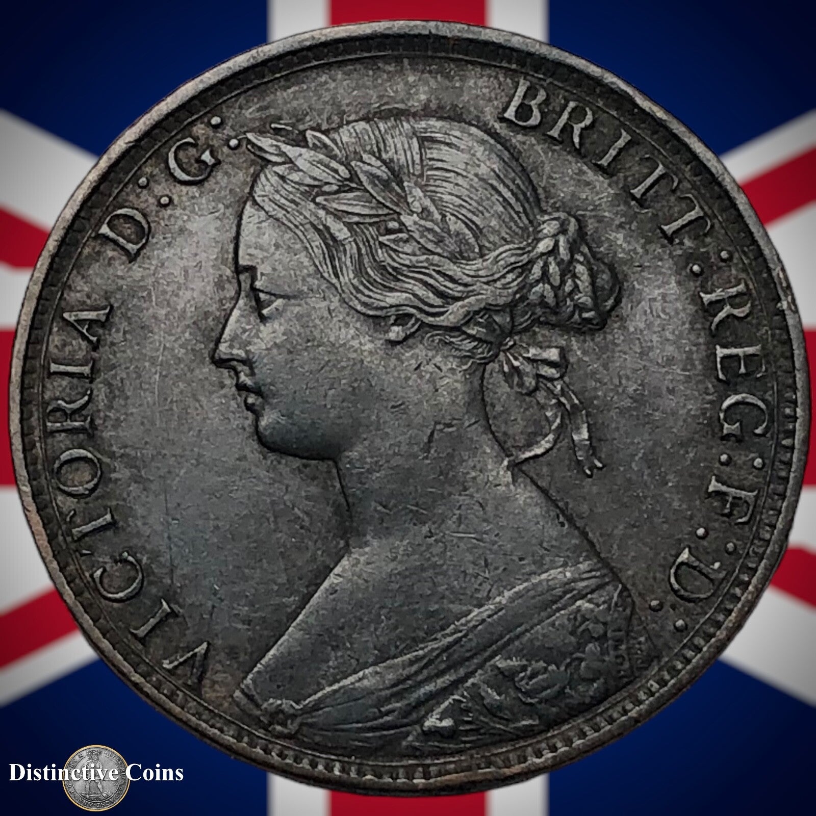Great Britain 1861 Half Penny 1/2d GB5380