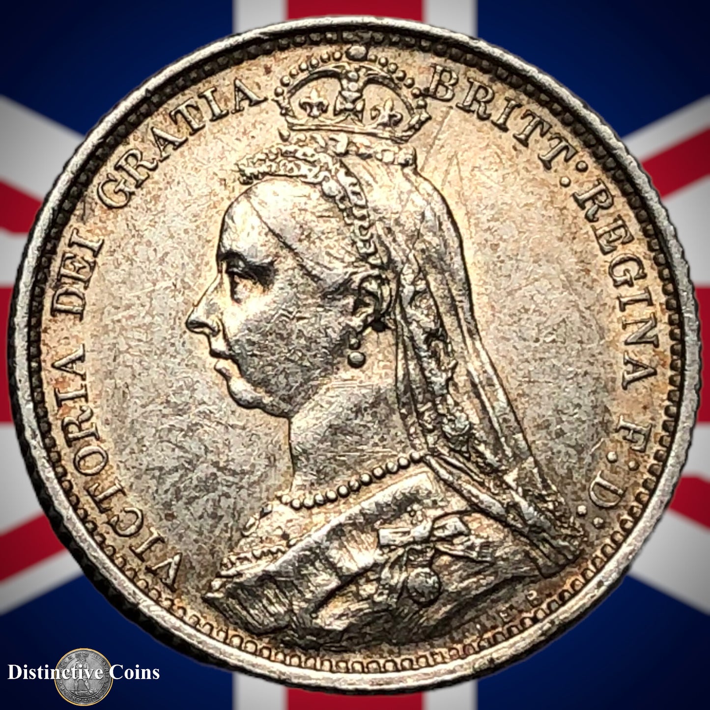 Great Britain 1887 Six Pence GB2667