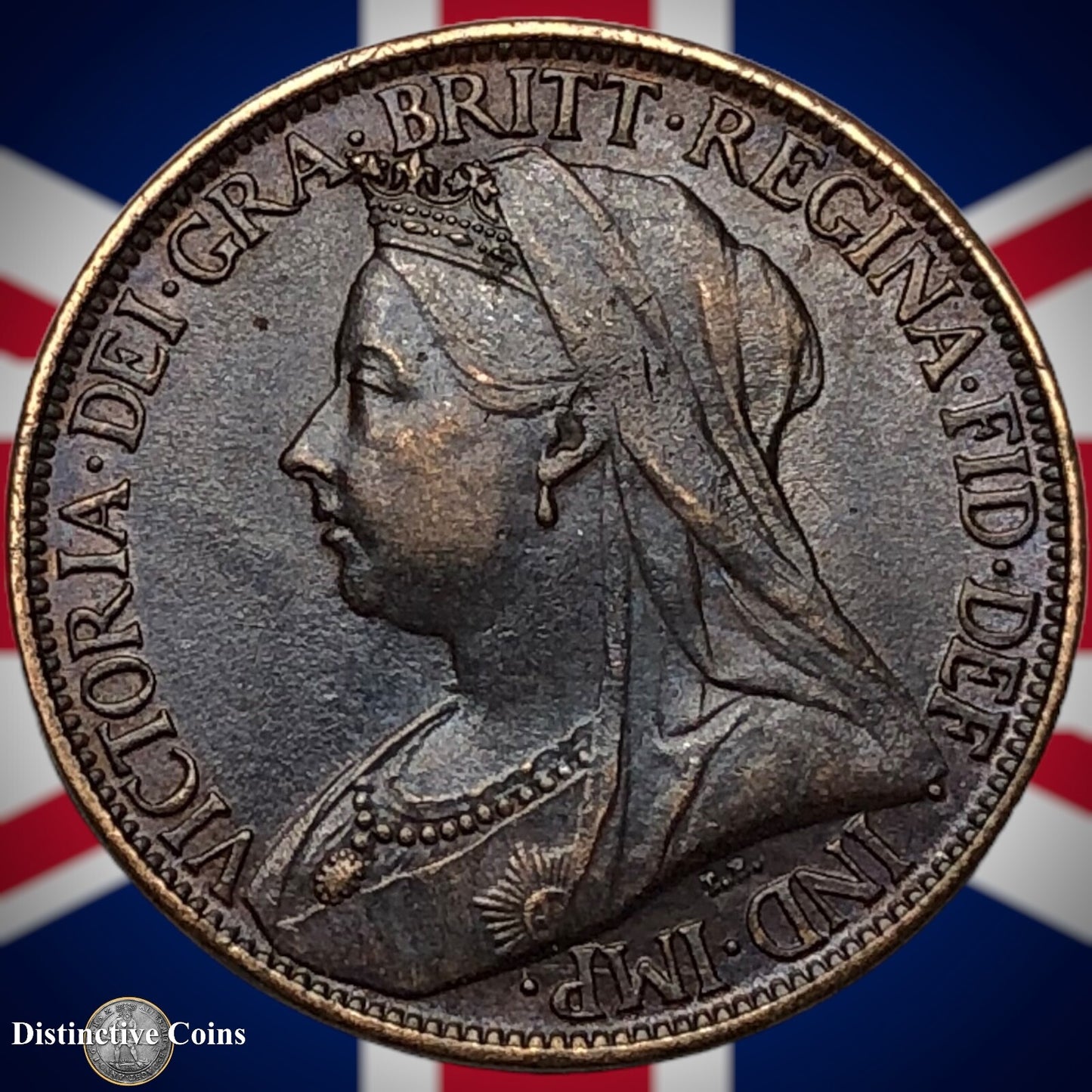 Great Britain 1900 Farthing 1/4d GB4476