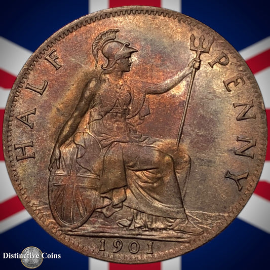 Great Britain 1901 Half Penny 1/2d GB5766