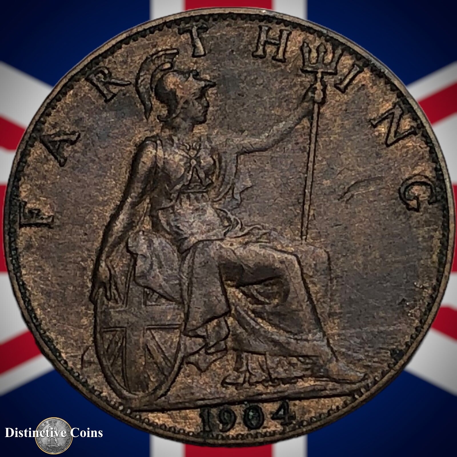 Great Britain 1904 Farthing 1/4d GB4549